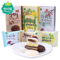 韩美禾 花生香蕉红豆三口味打糕 三盒