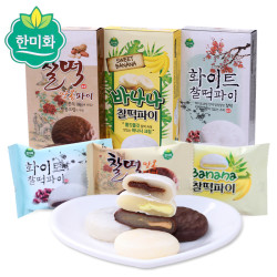 韩美禾 花生香蕉红豆三口味打糕 三盒