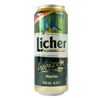 德国进口啤酒 力兹堡（Licher）小麦啤酒 500ml*24听 整箱装 +凑单品