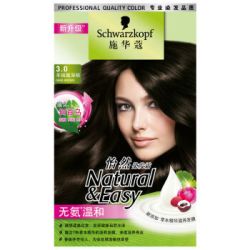 Schwarzkopf 施华蔻 怡然染发霜 3.0羊绒脂深棕*3套