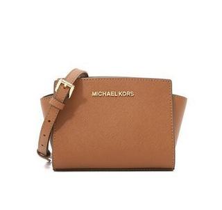 MICHAEL KORS Selma mini 女士真皮手提包 钢蓝色32H3SLMC1L STEEL BLUE