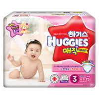 HUGGIES 好奇 Magic魔术系列 婴儿纸尿裤 M72片 *2件