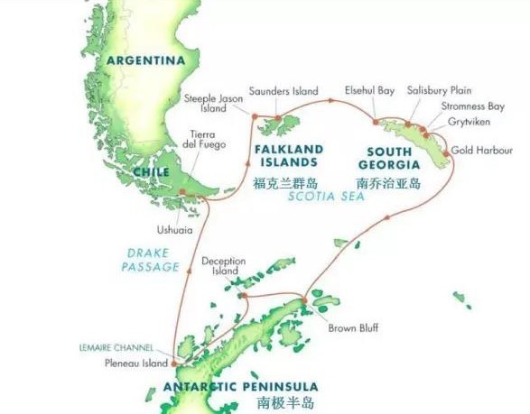 （11.5日）海精灵号 北京-南极三岛23天22晚奢华南极轻探险之旅