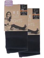 ATSUGI RELISH ORIGINAL 天鹅绒发热连裤 210D 2双
