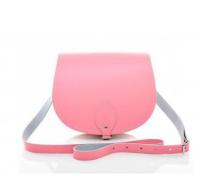 Zatchels Pastel Pink Saddle 女士大号马鞍包