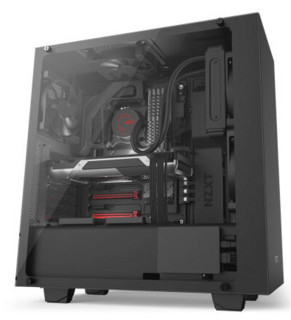 NZXT 恩杰 S340 Elite 侧透 中塔式机箱