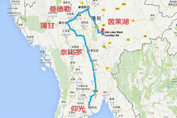 北京直飞缅甸仰光5-9天往返含税机票（赠首晚酒店）