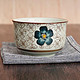 竹木本记 日式釉下彩陶瓷碗