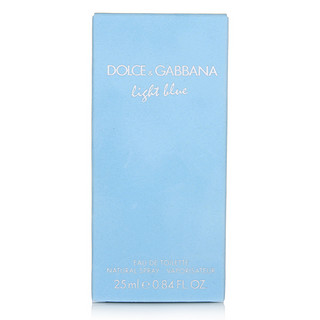 DOLCE & GABBANA 杜嘉班纳 Light Blue 浅蓝 女士香水