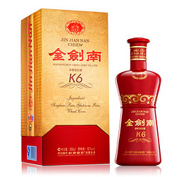 剑南春 金剑南 K6 52%vol 浓香型白酒 500ml 单瓶装 赠金剑南K6 100ml