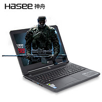 双11预售：HASEE 神舟 战神 Z7-SP5D1 15.6英寸游戏本（i5-6300HQ、8GB、1TB、GTX 1060 6GB）
