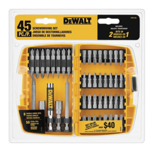 DEWALT DW2166 45件套电钻螺丝刀头