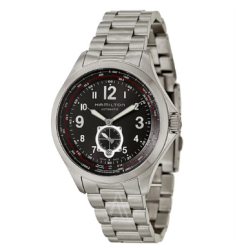 HAMILTON 汉米尔顿 Khaki Aviation QNE 卡其航空系列 H76655133 男款机械腕表