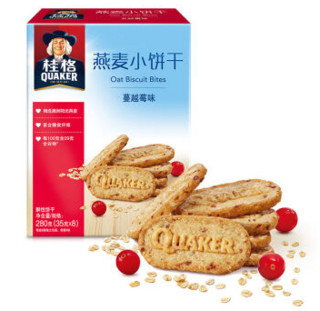 QUAKER 桂格 燕麦小饼干 蔓越莓味