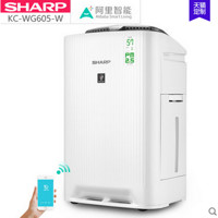 SHARP 夏普 KC-WG605-W 智能空气净化器 +凑单品