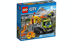 LEGO 乐高 City系列 60122 火山探险履带式潜孔钻车 