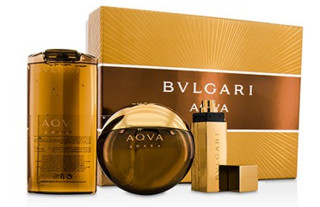 BVLGARI 宝格丽 艳阳水能量男香组合（淡香水喷雾100ml+15ml，洗发沐浴露200ml）