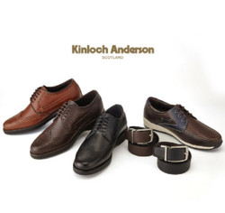 Kinloch Anderson 商务皮鞋+休闲鞋+腰带 3件套