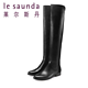 双11预售：le saunda 莱尔斯丹 6T23402 女士长筒靴
