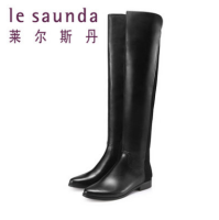 双11预售：le saunda 莱尔斯丹 6T23402 女士长筒靴