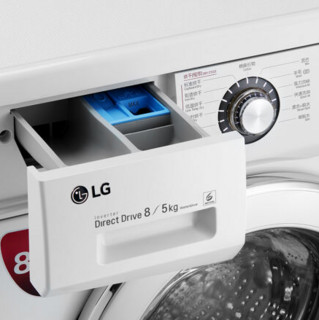 LG 乐金 Mega Touch系列 WD-AH455D0 洗烘一体机 8kg 奢华白