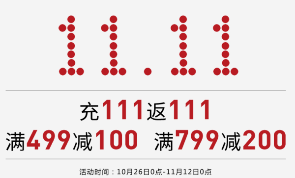 促销活动:凡客诚品 双11抢先购