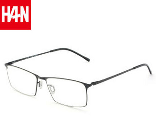 HAN 汉代 HD49221 不锈钢&板材 光学眼镜架 +1.56非球面镜片 