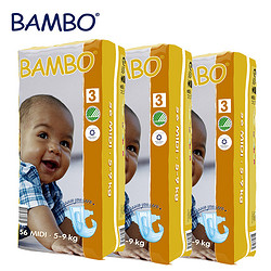 Bambo 班博 绿色生态 婴儿纸尿裤3号 56片*4包