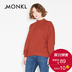 MONKI 0365977 女士polo领口轻盈卫衣