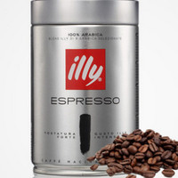 双11预售：illy 意利 意式浓缩深度烘焙咖啡粉 250g*2罐