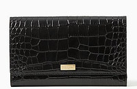 kate spade NEW YORK bristol drive croc phoenix 女士真皮钱包