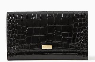 kate spade NEW YORK bristol drive croc phoenix 女士真皮钱包