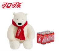 双11预售：Coca Cola 可口可乐 汽水330ml*6罐+北极熊(中)
