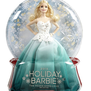 Barbie 芭比 Holiday Doll 芭比娃娃 2016年节日收藏款 