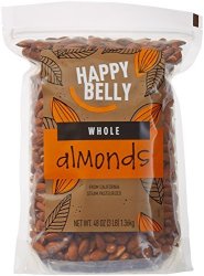 Happy Belly 快乐肚皮 加州原味扁桃仁 48盎司（1.36Kg)
