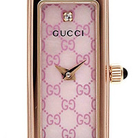 GUCCI 古驰 YA015559 手镯型 女士时装腕表 