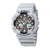 CASIO 卡西欧 G-SHOCK系列 GA-100-1A1 男士双显运动腕表