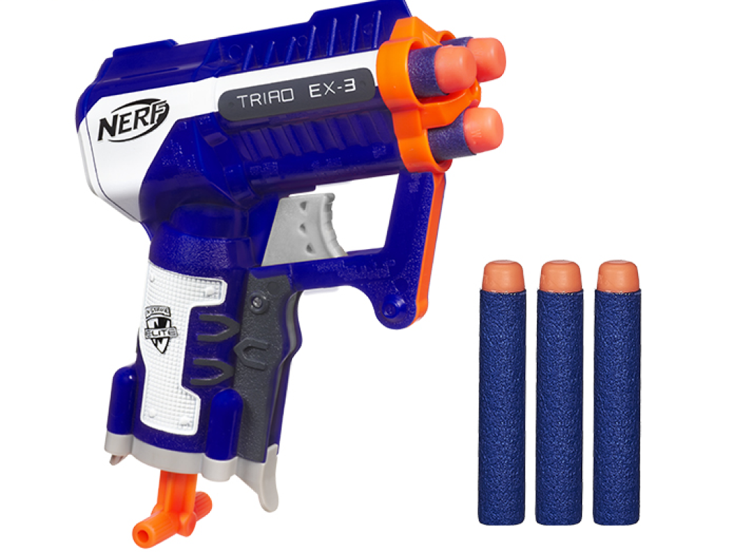练就一身描边枪法！NERF热火凌鹰玩具枪开箱+敌人制作教程_射击玩具_什么值得买