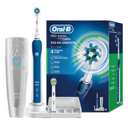 BRAUN 博朗 Oral-B 欧乐-B Pro 4000 充电式电动牙刷