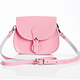  凑单品：Zatchels Pastel Pink MicroSaddle Wide Gusset 女士真皮小号单肩包　