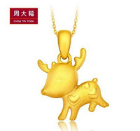 双11预售：CHOW TAI FOOK 周大福 M 188442 小鹿黄金吊坠 1.8g