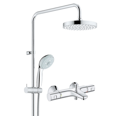grohe 高仪 恒温浴室淋浴双花洒套装 (27389 34598)