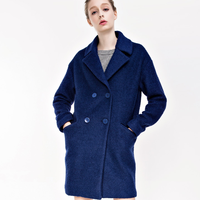  URBAN REVIVO YUS2R1GB2002 女士羊毛混纺大衣