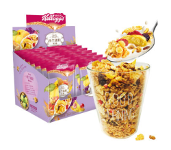 Kellogg's 家乐氏 草莓+黄桃 谷兰诺拉水果麦片 35g*14袋*2件