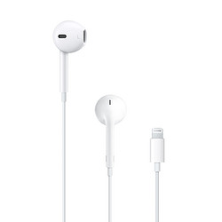 Apple 苹果 EarPods 半入耳式有线耳机 Lightning闪电接口 白色