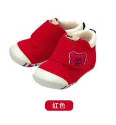 MIKI HOUSE HOT BISCUITS 一阶段婴童学步鞋 经典款 红色  