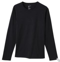 MUJI 无印良品 M6SB214 男式圆领T恤
