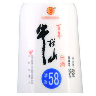 牛栏山二锅头 58度 清香型白酒 500ml*6