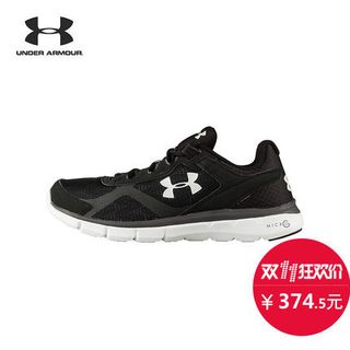  UNDER ARMOUR/安德玛 男士跑步鞋  40 40.5 41 42 42.5 43 44 44.5 45 45.5 46 47.5 48.5 100白色/炭黑/蓝色