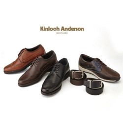 Kinloch Anderson 商务皮鞋+休闲鞋+腰带 3件套    